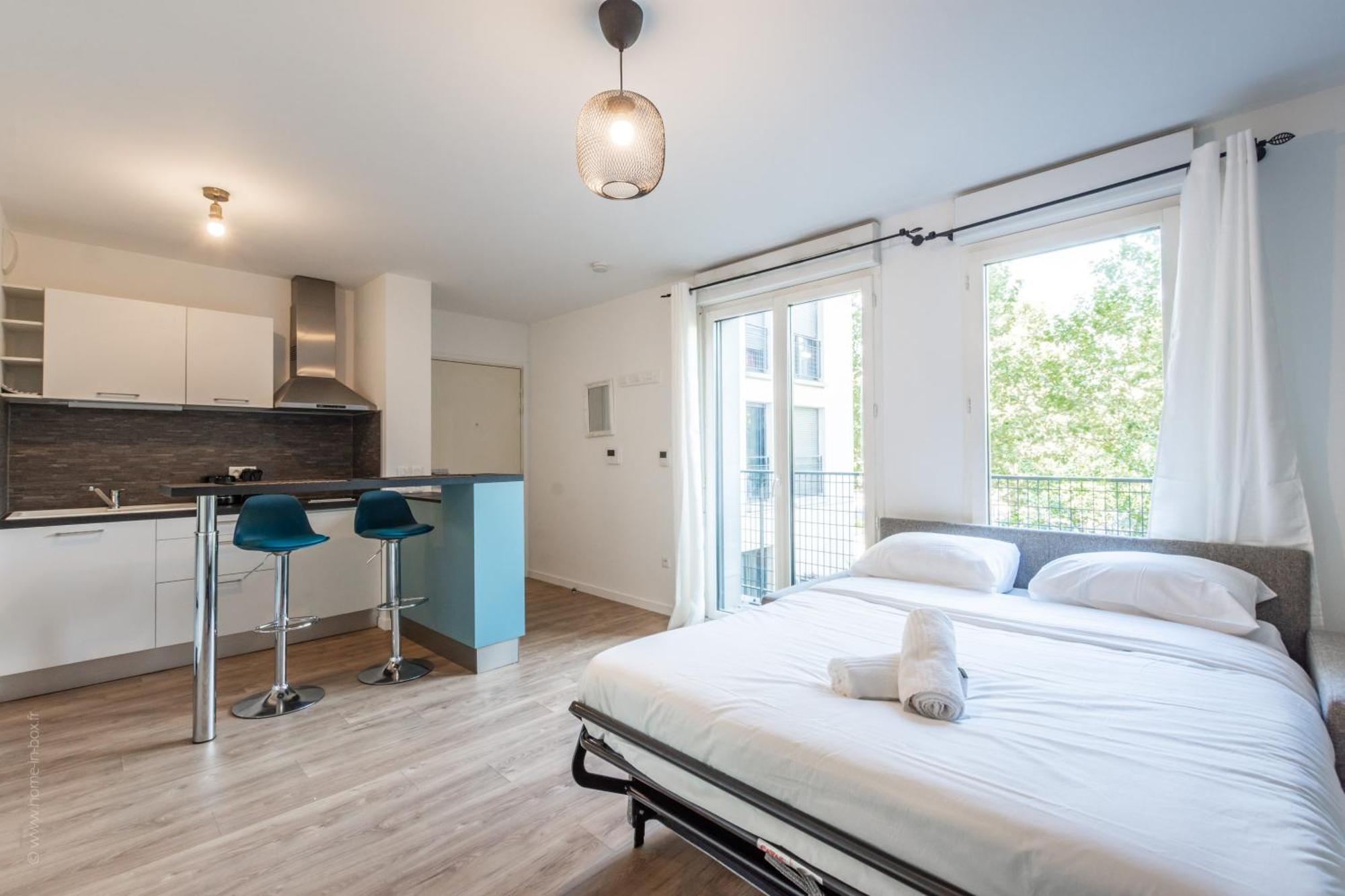 Blue Pearl By Plaza Apartment Montevrain Bagian luar foto